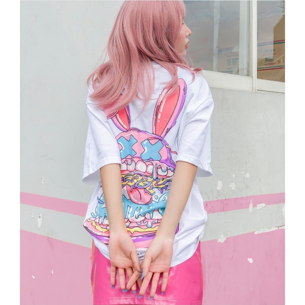 Áo Thun Tay Lỡ EATER Form Rộng Nam Nữ Style Cá Tính Phong Cách Ulzzang Unisex