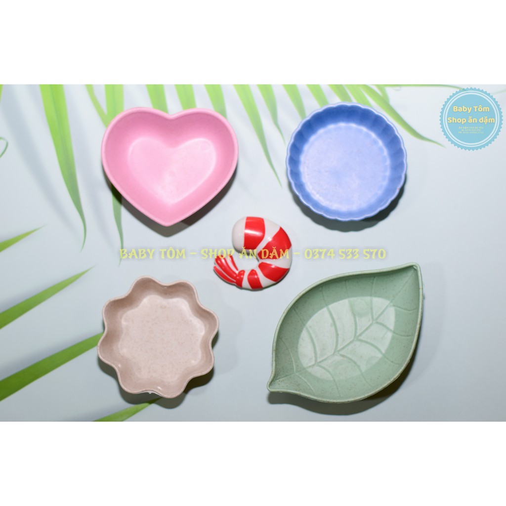 Bát ăn dặm lúa mạch mini cho bé NPP Baby Tôm