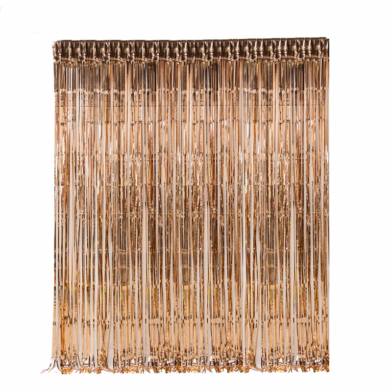 Rèm Dây Tua Rua Kim Loại Mạ Vàng 1X2M Trang Trí Phông Nền Chụp Ảnh Tiệc Cưới/Sinh Nhật