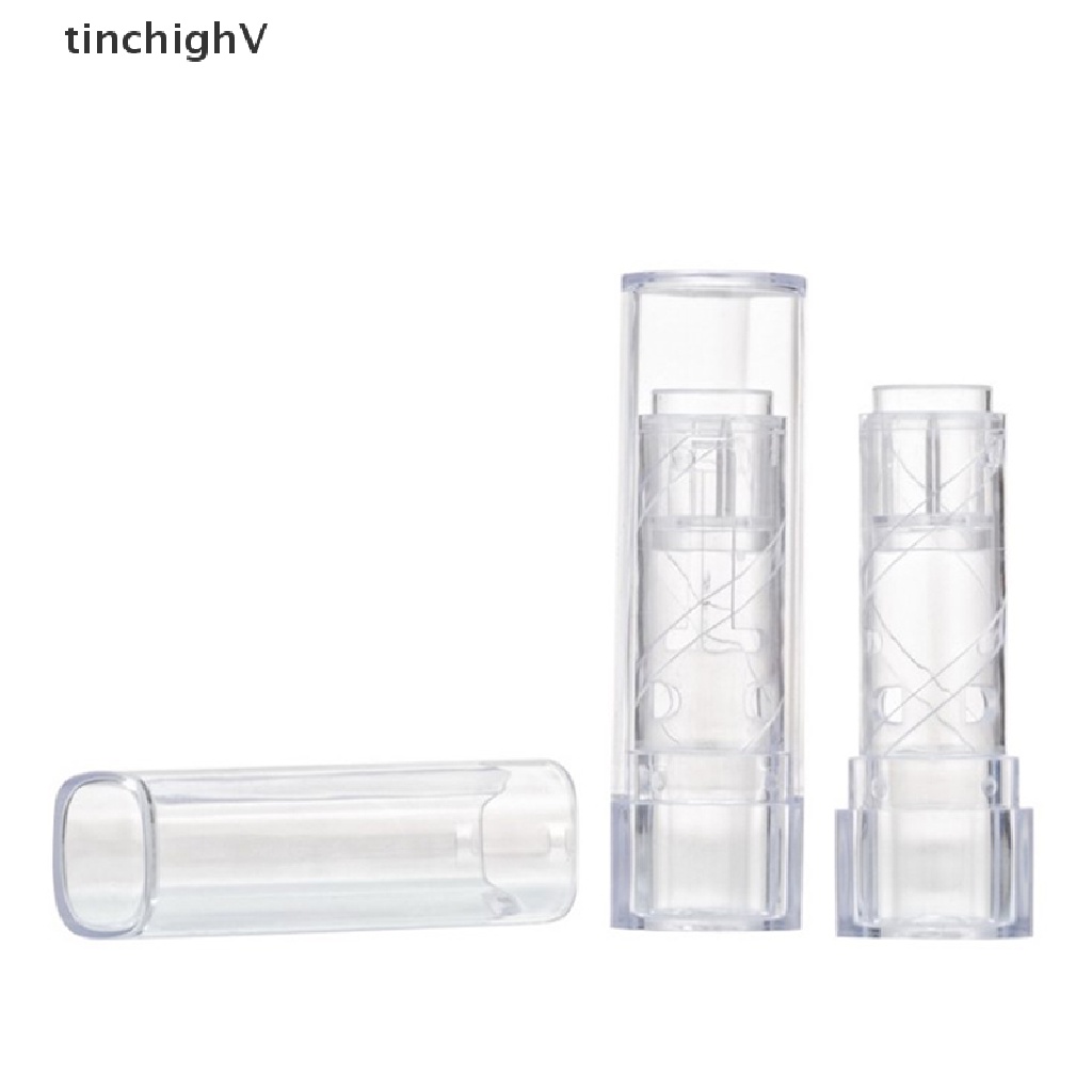 Set 5 Ống Rỗng Trong Suốt Đựng Son Dưỡng Môi