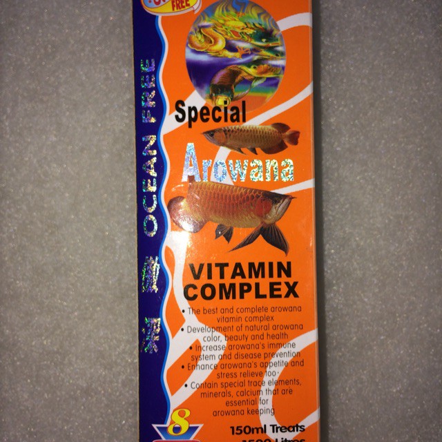Chai Số 8 Vitamin Cá Rồng - Bổ Sung Vitamin cho cá cảnh