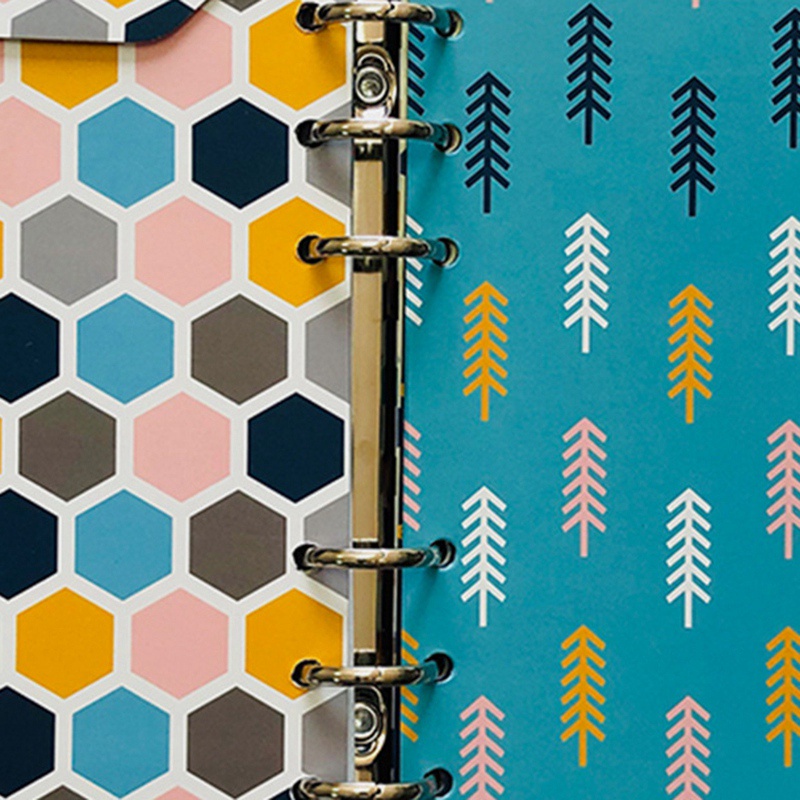 Sổ chi tiêu cá nhân kiêm ví đựng tiền mặt có 12 ngăn màu xanh dương hỗ trợ tiết kiệm tiền và chi phí