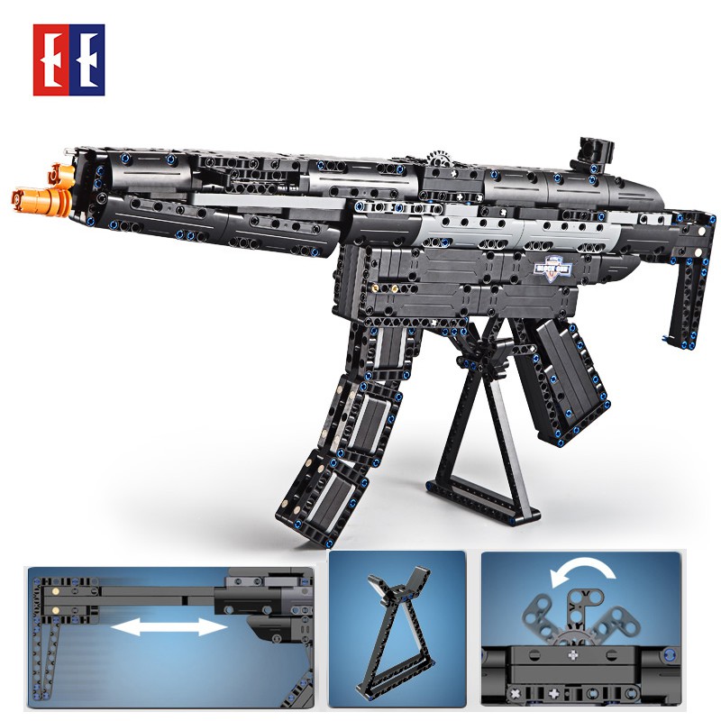 Đồ Chơi Lắp Ráp Kiểu LEGO Mô Hình PUBG MP5 CaDa Model C81006 - 617 PCS