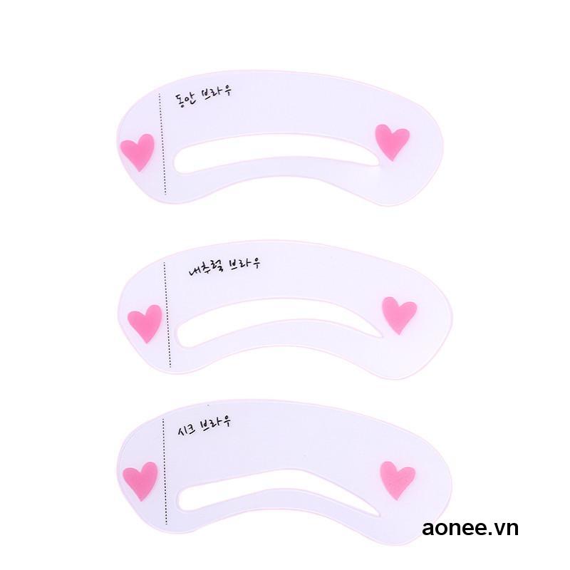 ✨✨Set 3 thẻ khuôn vẽ lông mày tiện dụng