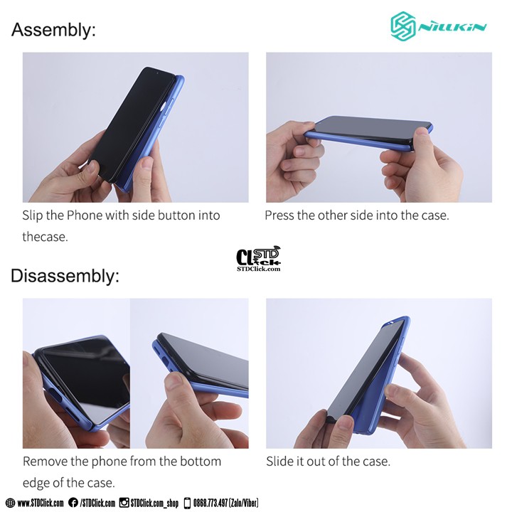 ỐP LƯNG SAMSUNG GALAXY S21 ULTRA NILLKIN NHỰA CỨNG CHÍNH HÃNG