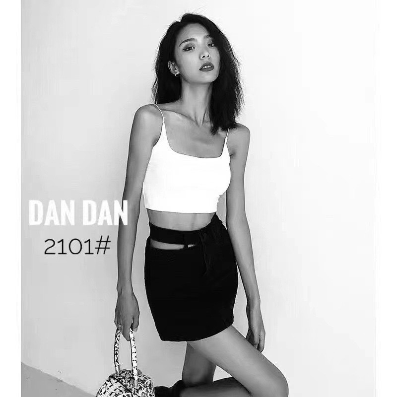 [ HD02 - HOT] Áo 2 dây chất su lụa mát mịn kèm mút ngực, thiết kế siêu tinh tế - Áo tank top phong cách quý cô sành điệu | BigBuy360 - bigbuy360.vn