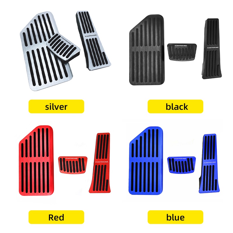 Dành Cho Xe Kia Carnival Sedona KA4 2020 2021 2022 Xe Chân Bàn Đạp Nhiên Liệu Tăng Tốc Phanh Bàn Đạp Bao Chống Trơn Trượt Miếng Lót Phụ Kiện