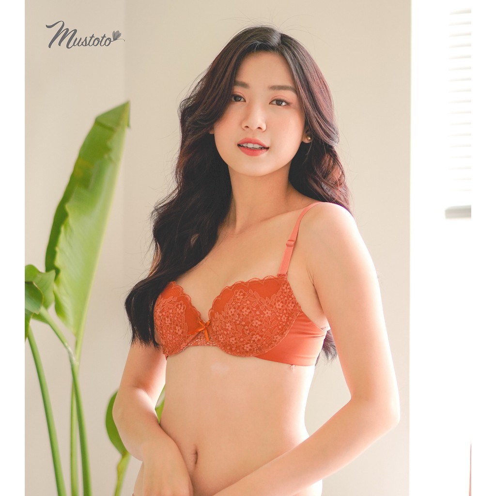 Áo Lót Nữ Ren Có Gọng Phối Lưới Mút Mỏng Bra Camomile (Mustoto MA19) | BigBuy360 - bigbuy360.vn