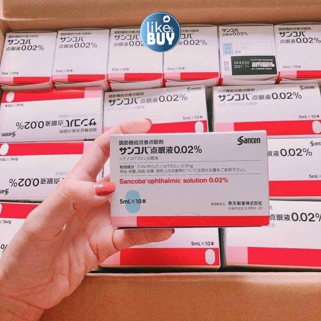 Sancoba Nhật, nước nhỏ mắt cận hỗ trợ chống cận, giảm cận thị - hàng nội địa LikeandBuy | BigBuy360 - bigbuy360.vn