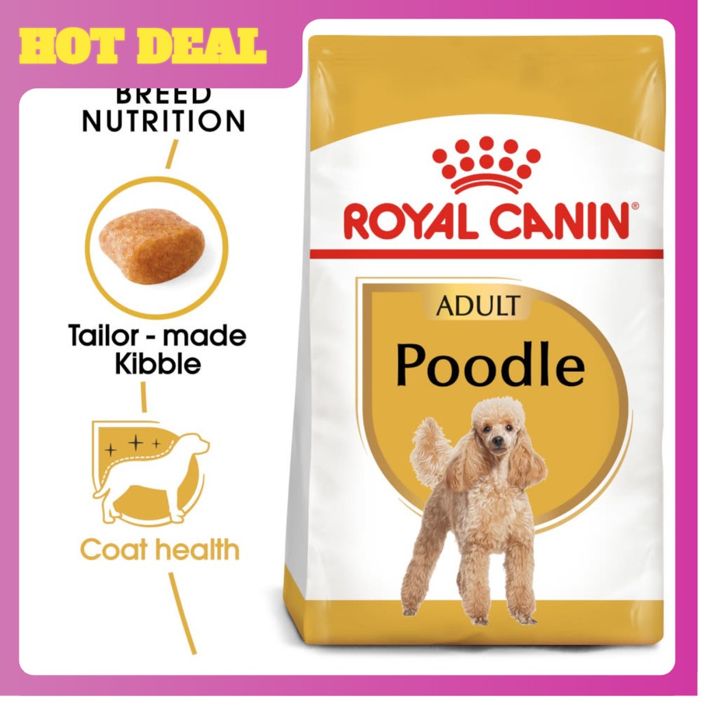 Thức ăn cho chó Poodle  trên 10 tháng - dạng hạt - Royal Canin Poodle Adult - Trọng Lượng 1,5kg