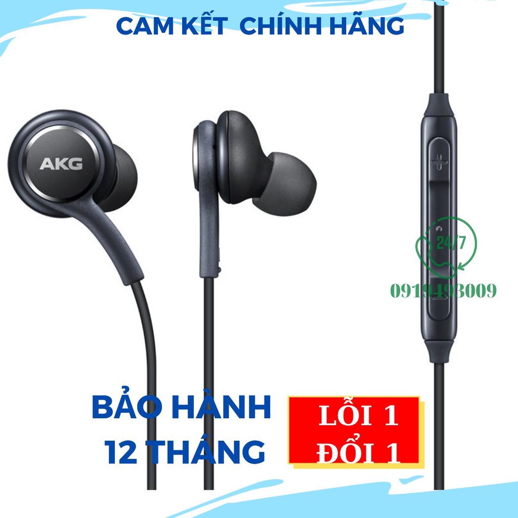 Tai Nghe Samsung AKG S8/NOTE8 Tặng 1 Bộ Đệm Tai Nghe + Hộp đựng tai nghe kết nối cực nhanh CHÍNH HÃNG BH 1 NĂM