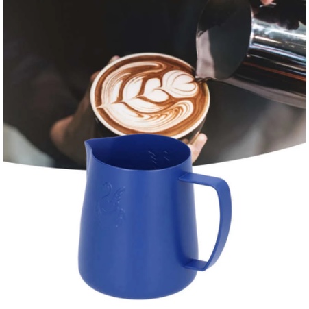 Ca Đánh Sữa JIBBI Swan Coffee Frothing Pitcher Jug Hồng dày 400ML / 600ML