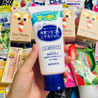 Tẩy tế bào chết rosette peeling gel xanh - hồng