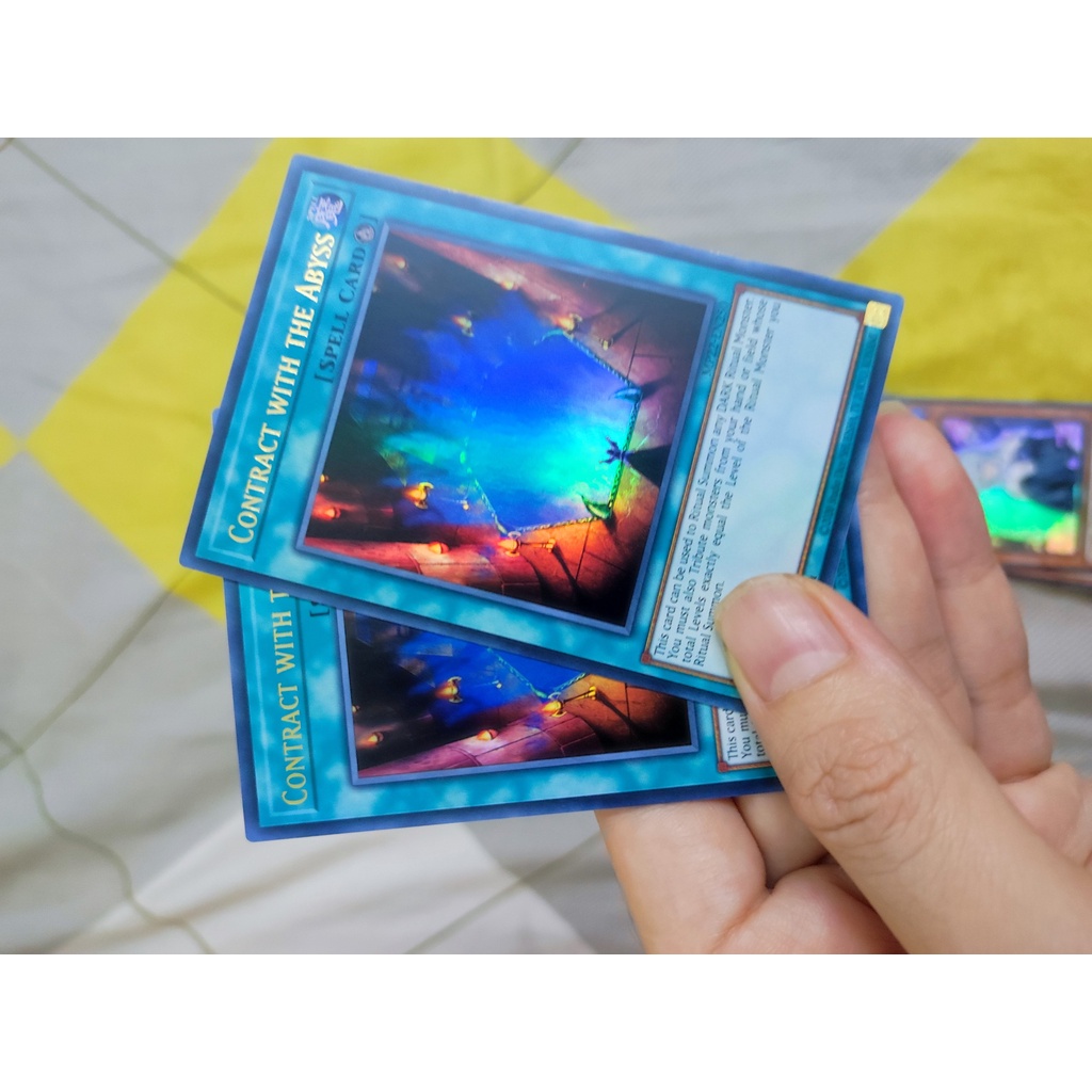 1 lá thẻ bài Contract with the Abyss - MP22-EN250 - Ultra Rare 1st Edition