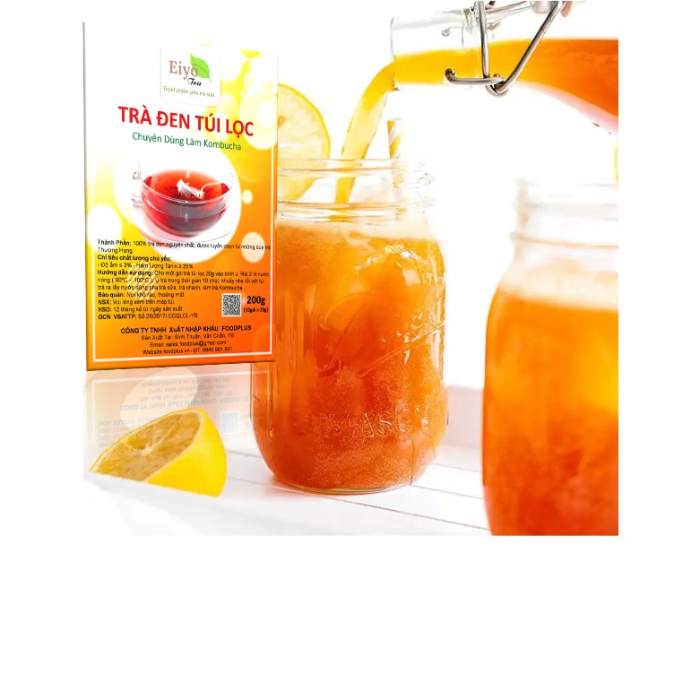 Trà Đen Túi Lọc - Chuyên dùng làm Trà KOMBUCHA ( Trà đen chuyên nuôi SCOBY ).