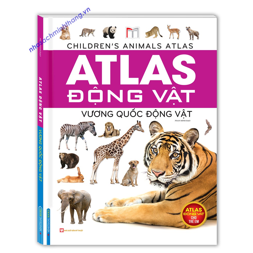 Sách - Atlas động vật - Vương quốc động vật Tặng Bookmark