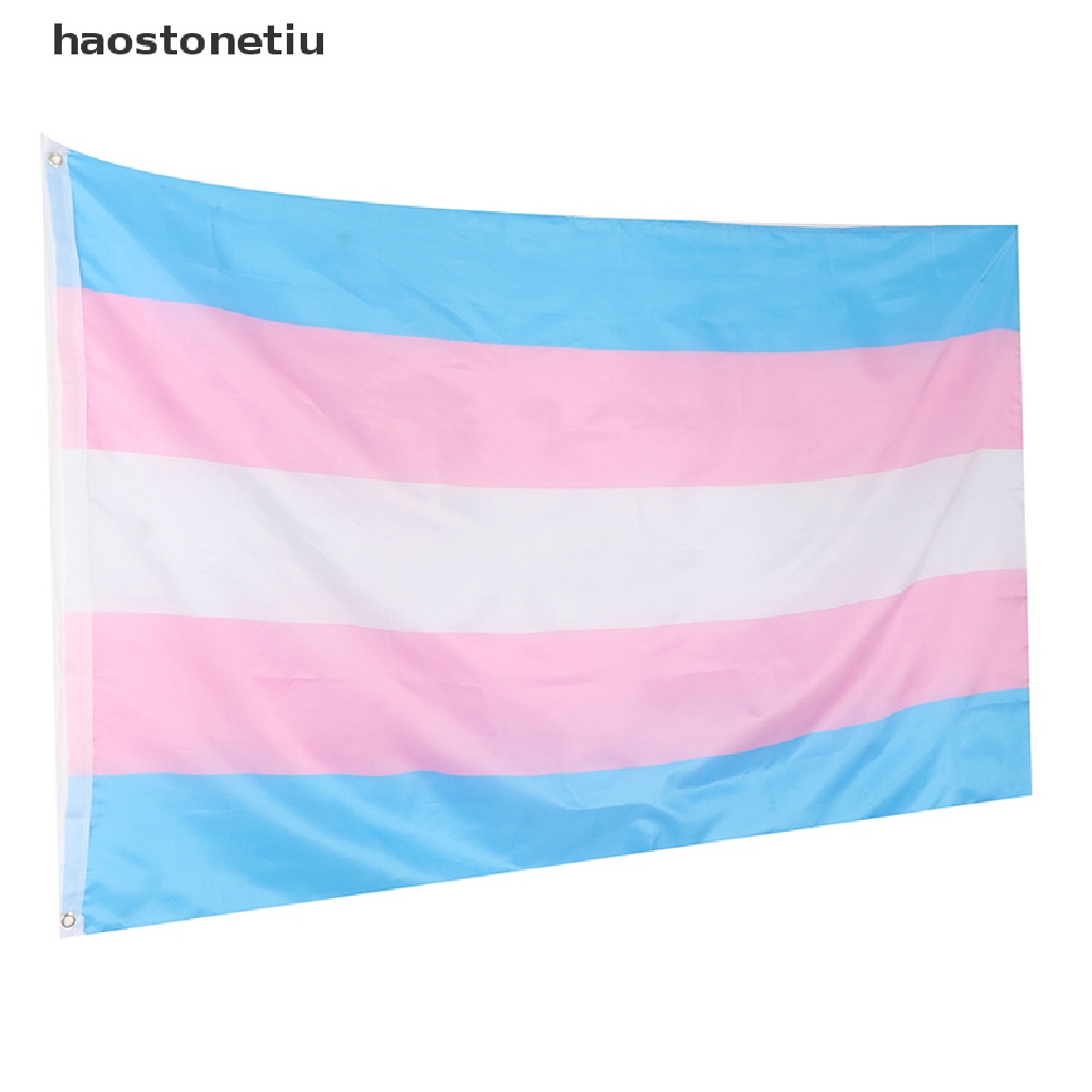 【HA】 1pc 90*150cm LGBT transgender pride Flag of trans .