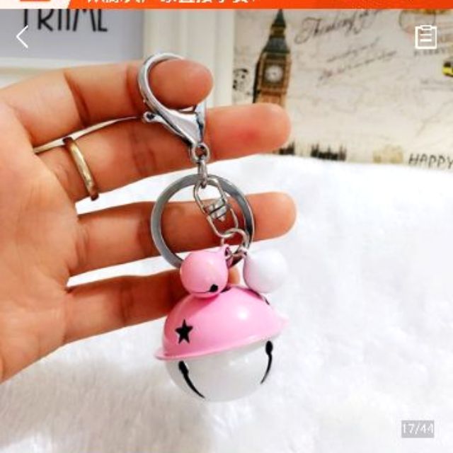 Móc khóa chuông 2 màu to