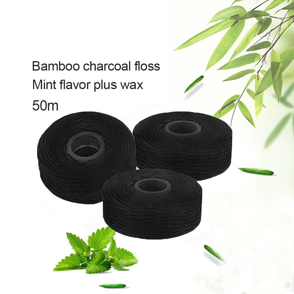 Cuộn Chỉ Nha Khoa 50M Bằng Tre Chất Lượng Cao