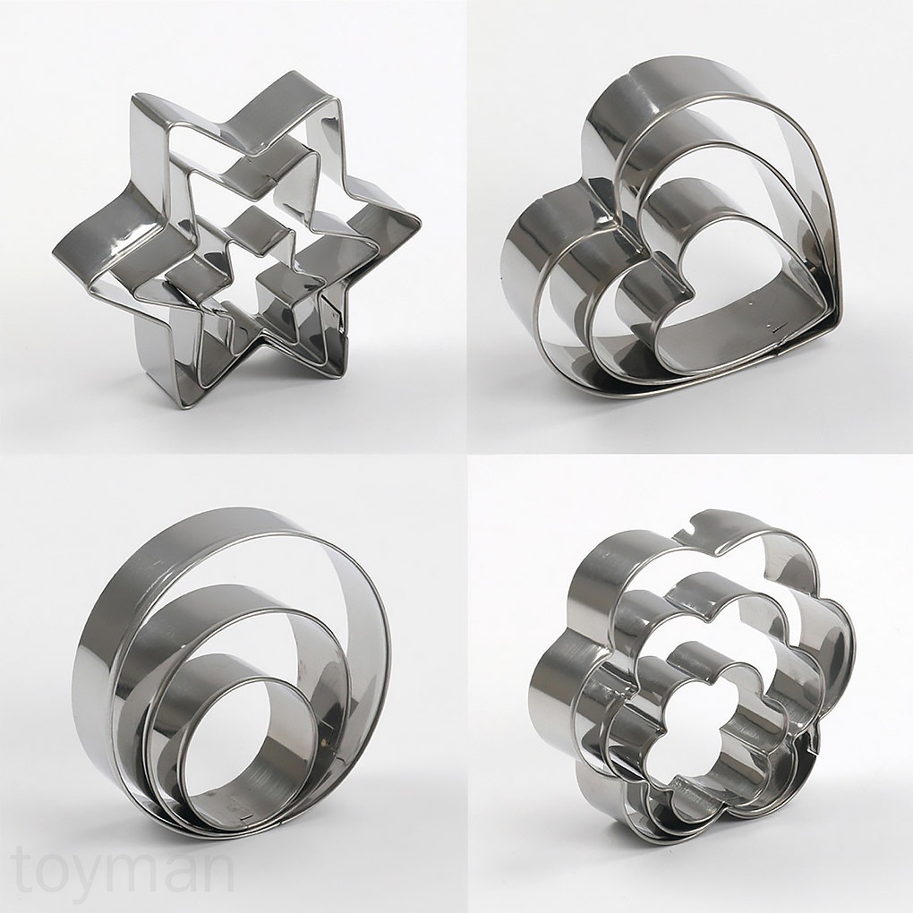 Khuôn cắt bánh quy bằng thép không gỉ tiện lợi