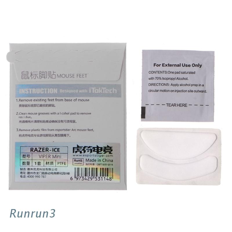 1 miếng dán chuột chơi game RAZER VIPER Mini cạnh cong màu trắng