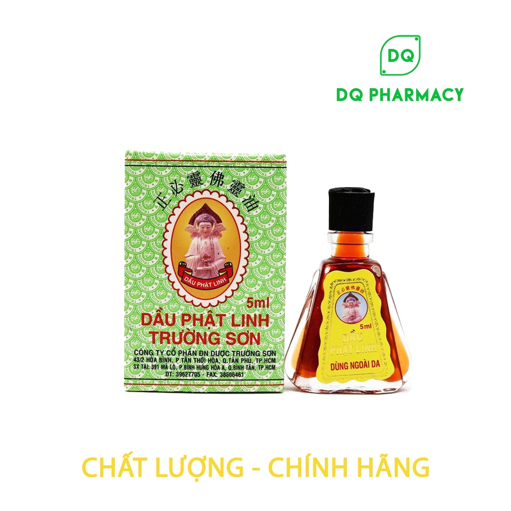 Dầu gió, dầu phật linh, dầu gió Trường Sơn 5ml và 1.5ml