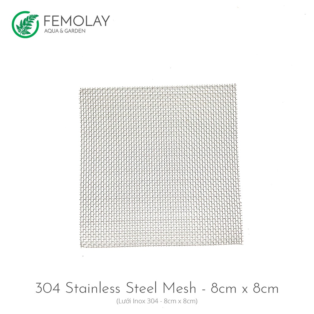 Combo 10 Vỉ Cột Rêu Inox 304 - 8cm x 8cm