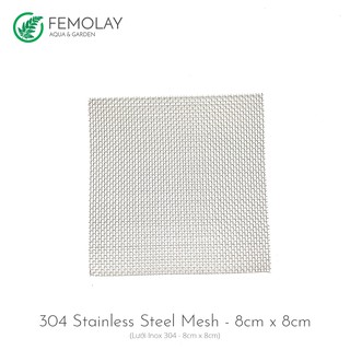 Combo 10 vỉ cột rêu inox 304 - 8cm x 8cm