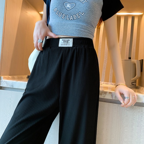 SUXI Quần Dài Ống Rộng Lưng Cao Tôn Dáng Thiết Kế Mới Thời Trang Mùa Hè Cho Nữ