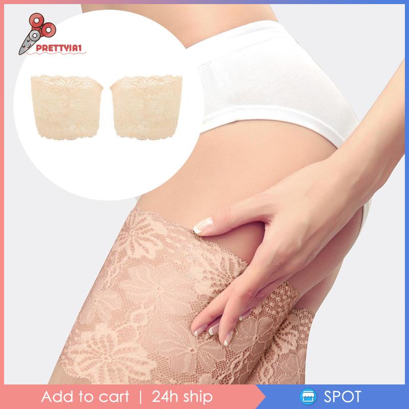 [Prettyia1] Băng Đeo Đùi Ren Co Giãn Chống Chảy Xệ