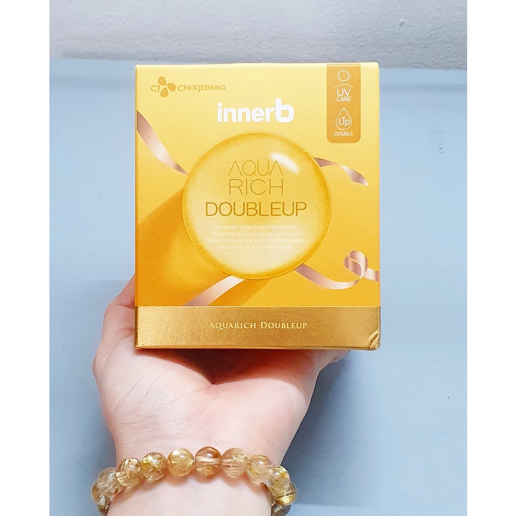 Date 11/24 -  Viên uống cấp nước và Collagen Innerb Aqua Rich hộp 70 viên từ Hàn Quốc chính hãng