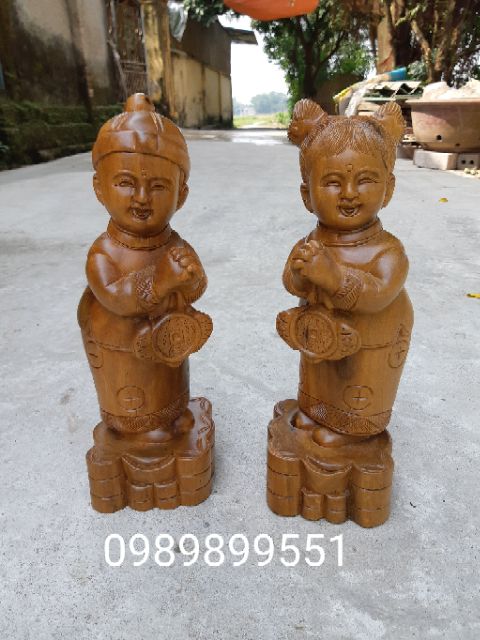 Tượng tiểu đồng chúc phúc cao 50cm