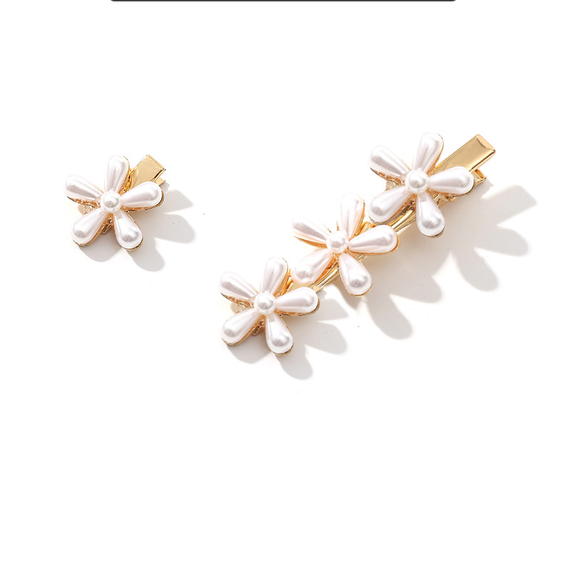 Set 2/ 3 kẹp tóc đính ngọc trai xinh xắn dành cho nữ