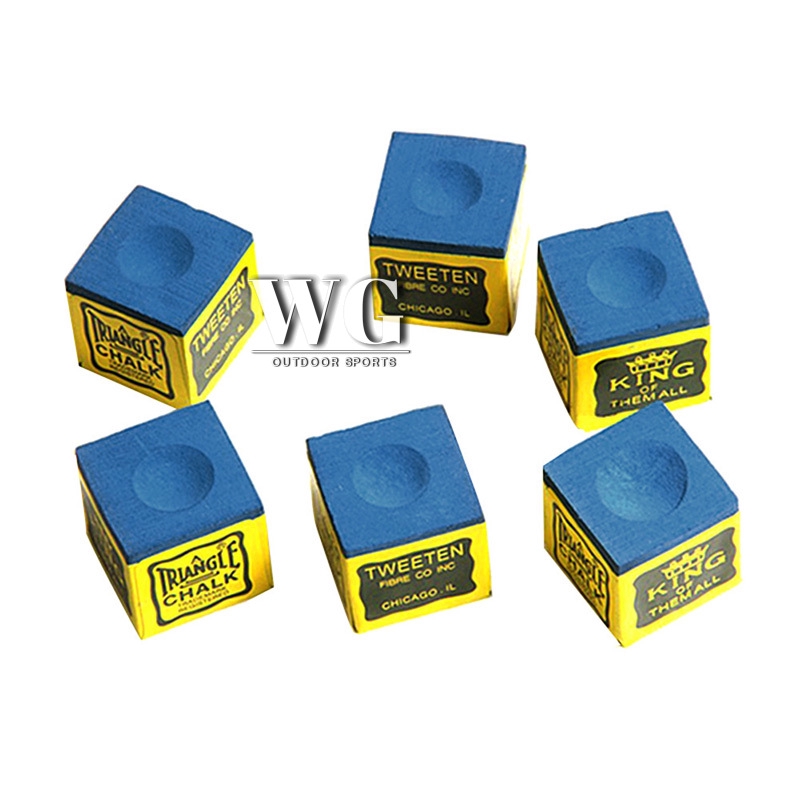 ♔WG♔ 6Pcs Snooker Pool Oily Dry Chalk Billiard Pool Table no-slip Chalk Indoor Sport Accessories New @vn
