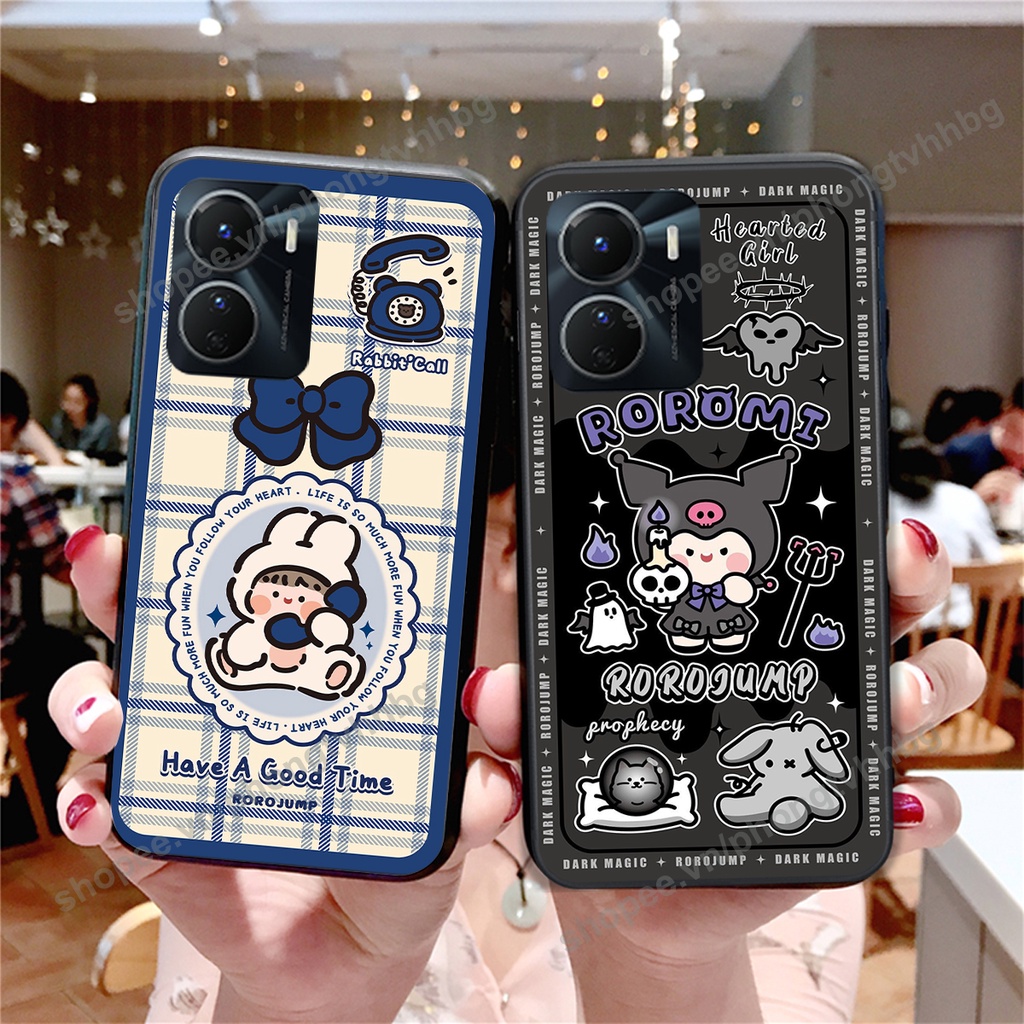 Ốp lưng Vivo Y16 4G - Vivo Y22S - Vivo T1 5G gấu thể thao mẫu caro đẹp