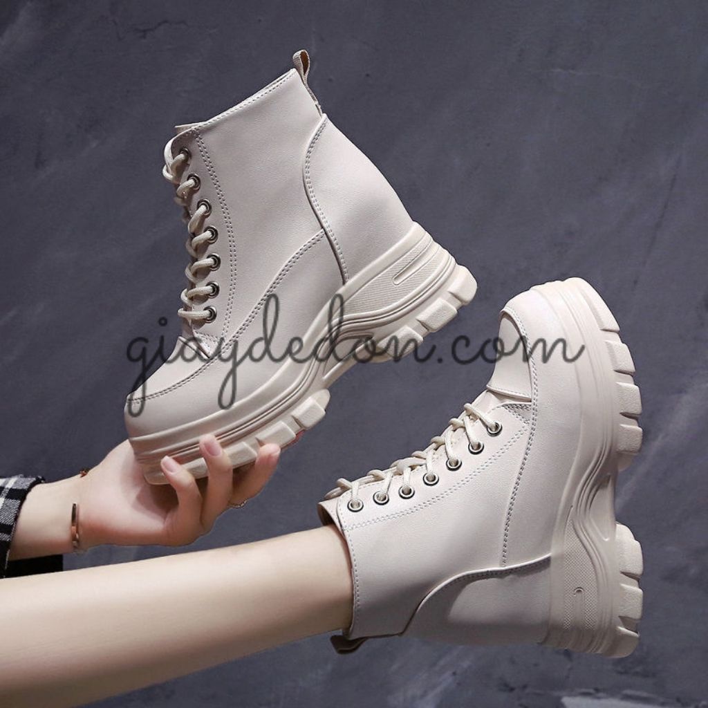 GIÀY ĐẾ ĐỘN NỮ 8CM – GIÀY BOOT THỜI TRANG G101001