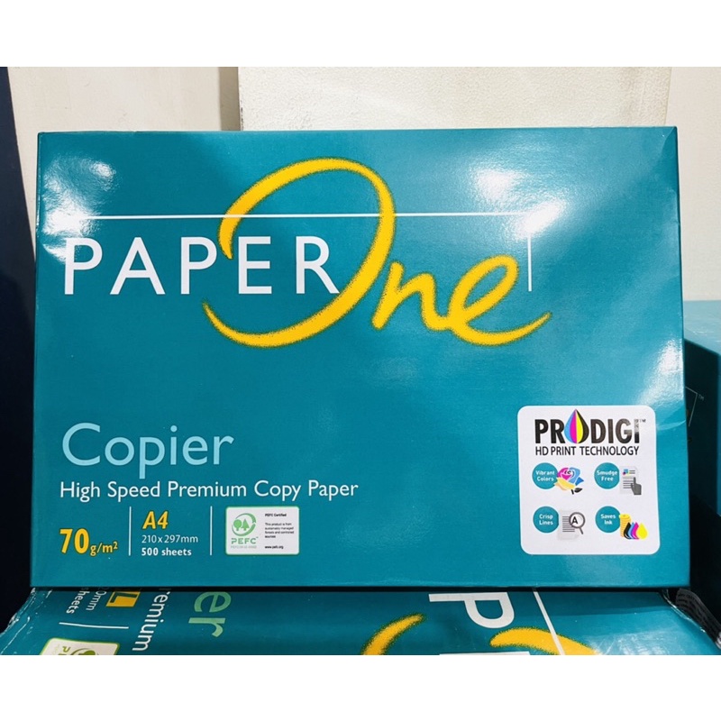Giấy photo A4 Paperone định lượng 70gsm, gram 500 tờ