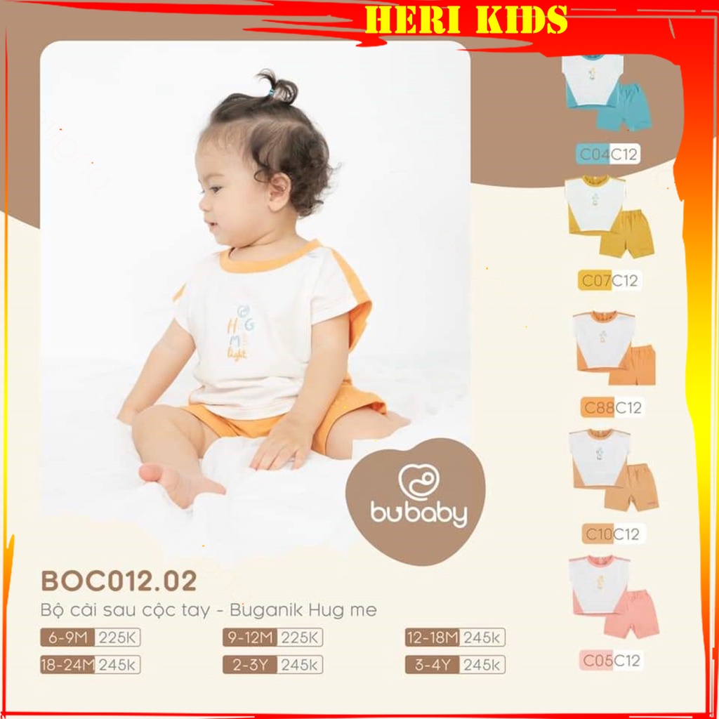 Bộ cộc tay Bu, Bubaby BUGANIK HUG ME 6M - 4y