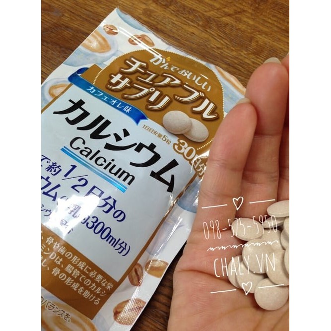Kẹo bổ sung Canxi và vitamin D tăng chiều cao cho bé Orihiro 150 viên Nhật