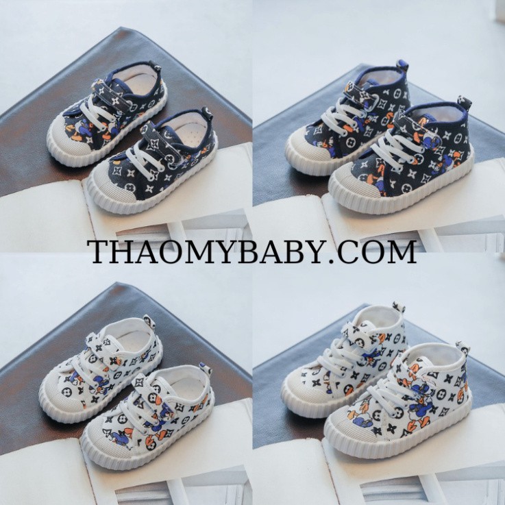 Giày Thể Thao Cổ Cao, Cổ Thấp Cho Bé Trai Và Bé Gái GUNS-504.19