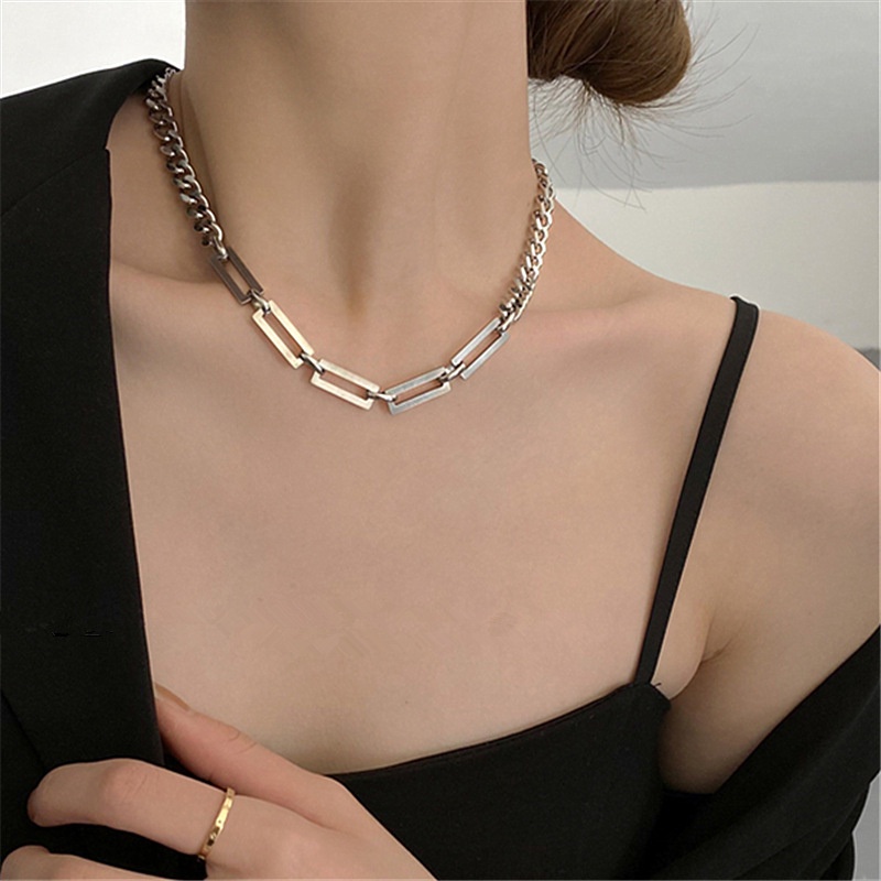 Dây chuyền titan 2 dây nối nhau
