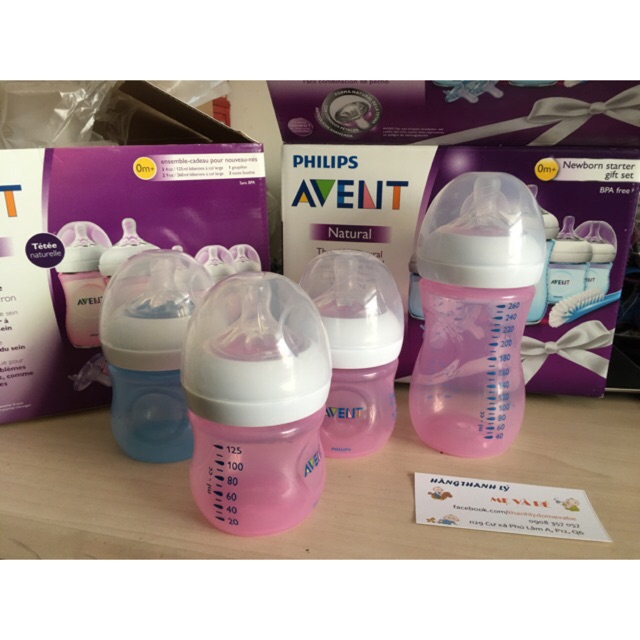 Bình sữa Avent natural  125ml, 260ml, 330ml