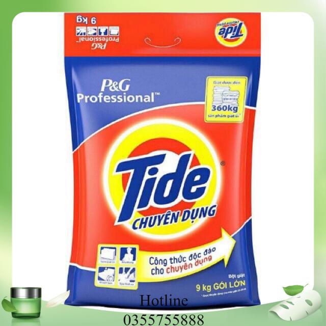 Bột giặt Tide 9kg Chuyên Dụng Cho Giặt Sấy Dân Sinh