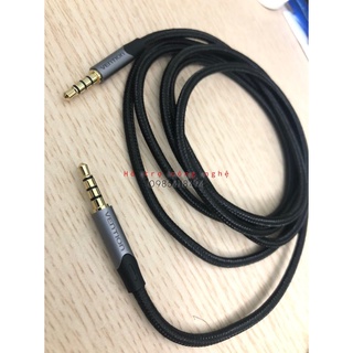 Dây cáp âm thanh nối 2 đầu jack 3.5mm 4 khấc VENTION(ảnh thật)