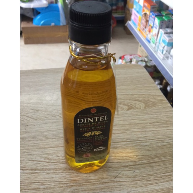 Dầu Olive Dintel siêu nguyên chất chai 250ml ( date 5 năm 2021)