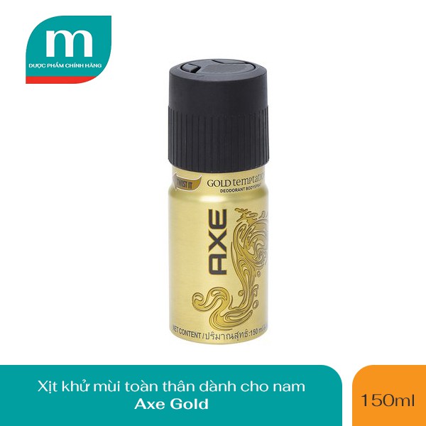 Xịt khử mùi toàn thân dành cho nam Axe Gold (150ml)