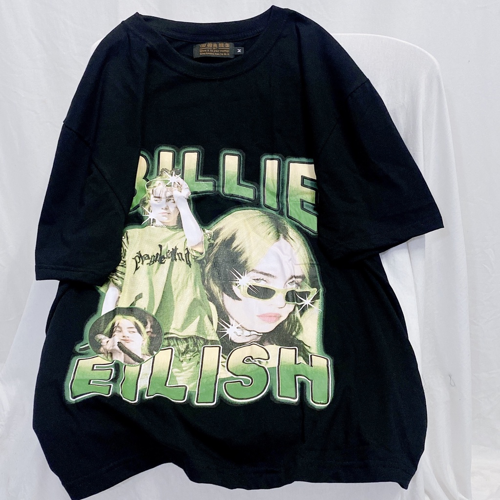 ÁO THUN BILLIE FORM RỘNG TAY LỠ CHẤT THUN COTTON CO GIÃN 4 CHIỀU