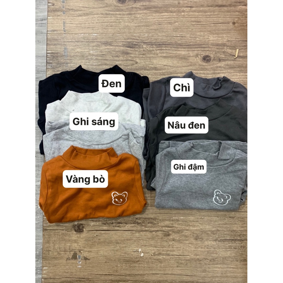 ÁO CỔ 3 PHÂN THÊU GẤU CỰC HOT - 2021