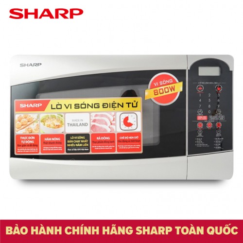 Lò vi sóng điện tử không nướng Sharp R-25D1(S)VN