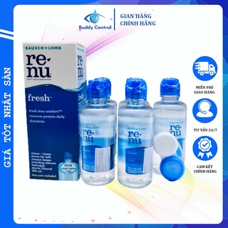 Nước ngâm lens renu - nước ngâm kính áp tròng renu - renu solution - ảnh sản phẩm 1